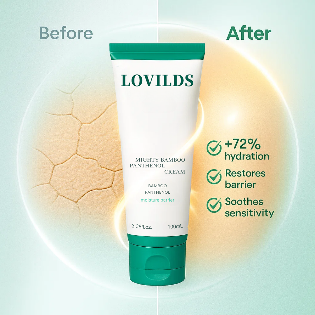 🔥LOVILDS™ Bamboo Moisture Cream — Calm, Hydrate & Glow Naturally