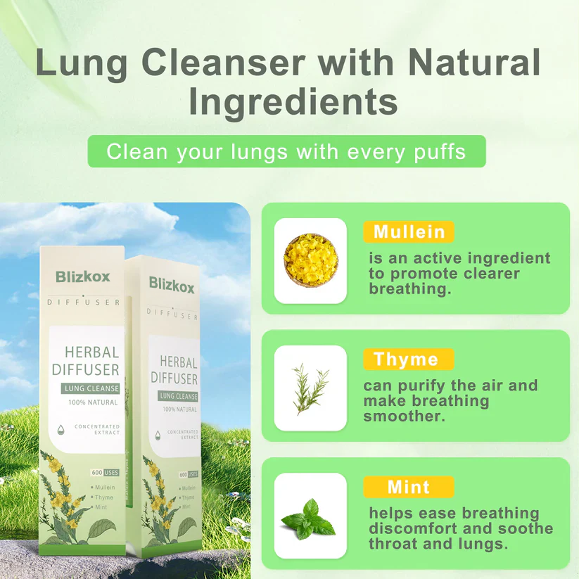 Final 3 Hours: 60% OFF-Blizkox™ Mullein Aroma Diffuser (Cough, wheezing, shortness of breath, sputum, stuffy nose, bronchitis, bronchitis, allergy symptoms, lung discomfort🚬)