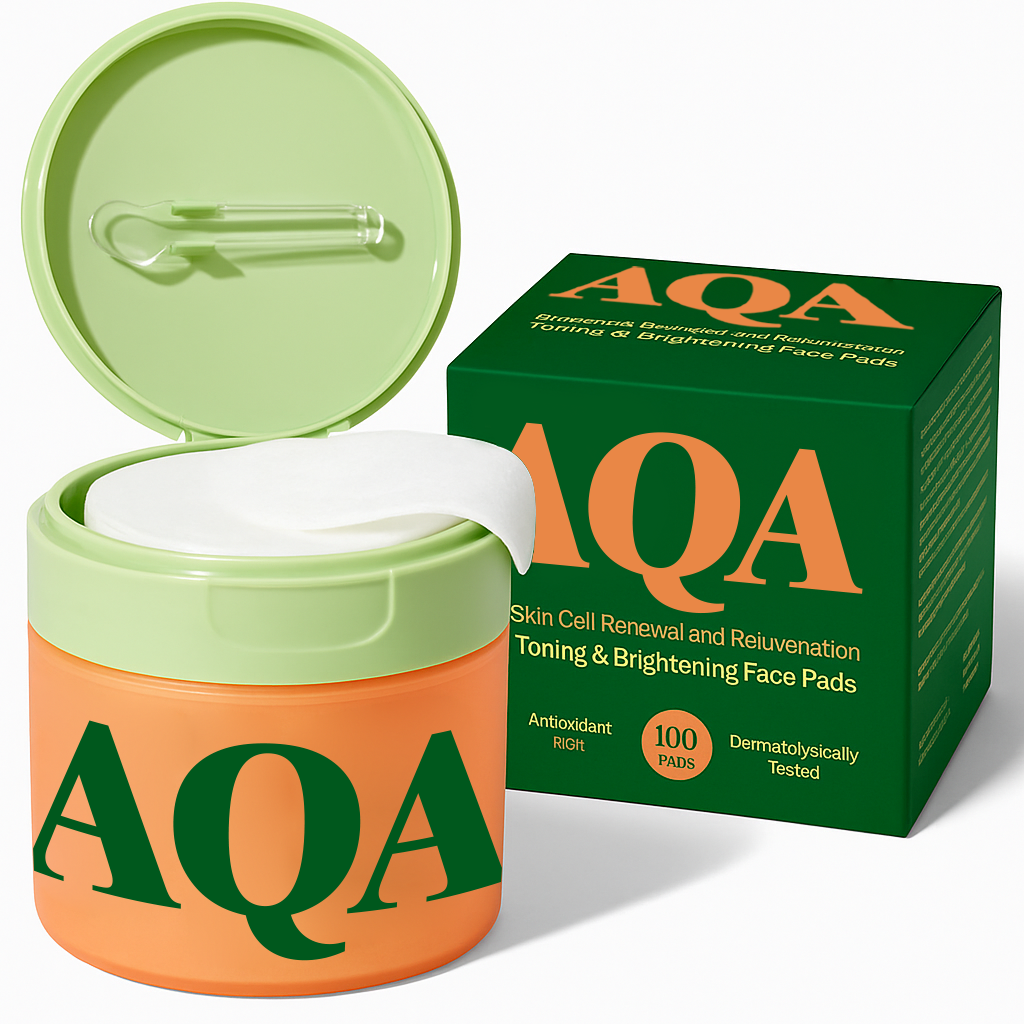 🔥AQA™ Anti-Aging Toner Pads – Fades Dark Spots & Wrinkles Fast (100 Pads)