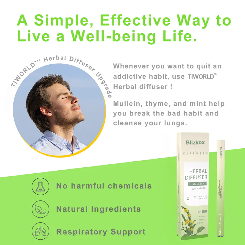 Final 3 Hours: 60% OFF-Blizkox™ Mullein Aroma Diffuser (Cough, wheezing, shortness of breath, sputum, stuffy nose, bronchitis, bronchitis, allergy symptoms, lung discomfort🚬)