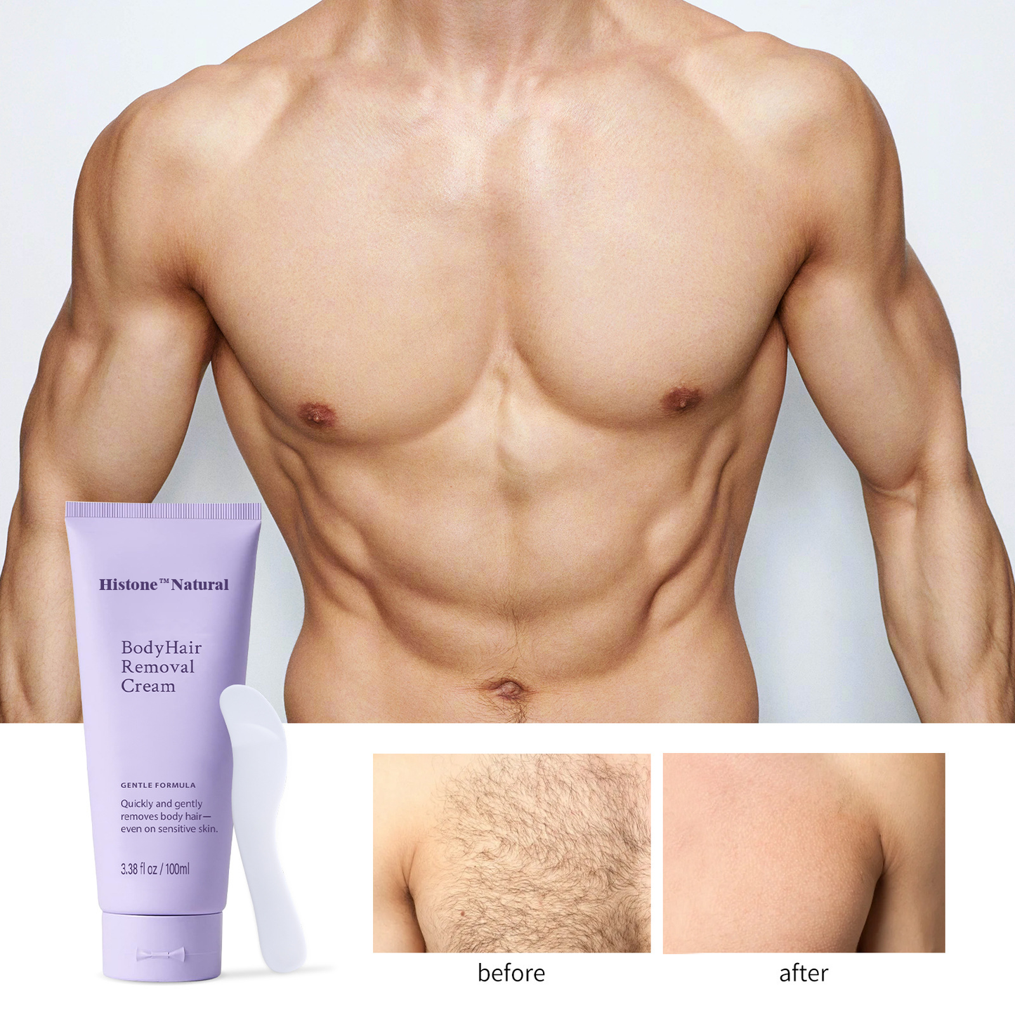 Natural Body Hair Removal Cream ✨FREE SPATULA INCLUDED✨