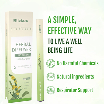 Final 3 Hours: 60% OFF-Blizkox™ Mullein Aroma Diffuser (Cough, wheezing, shortness of breath, sputum, stuffy nose, bronchitis, bronchitis, allergy symptoms, lung discomfort🚬)