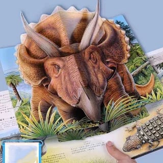 🦖Dinosaur Pop-Up Book for Kids & Adults — Stunning 3D Encyclopedia of Prehistoric Life | Bestseller Gift
