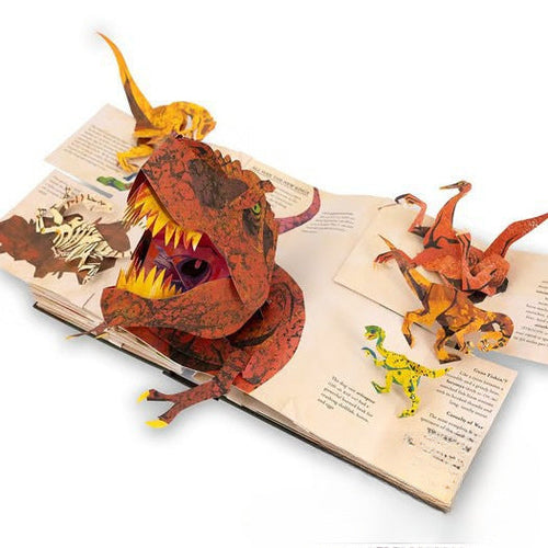 🦖Dinosaur Pop-Up Book for Kids & Adults — Stunning 3D Encyclopedia of Prehistoric Life | Bestseller Gift