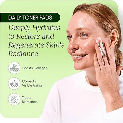 🔥AQA™ Anti-Aging Toner Pads – Fades Dark Spots & Wrinkles Fast (100 Pads)