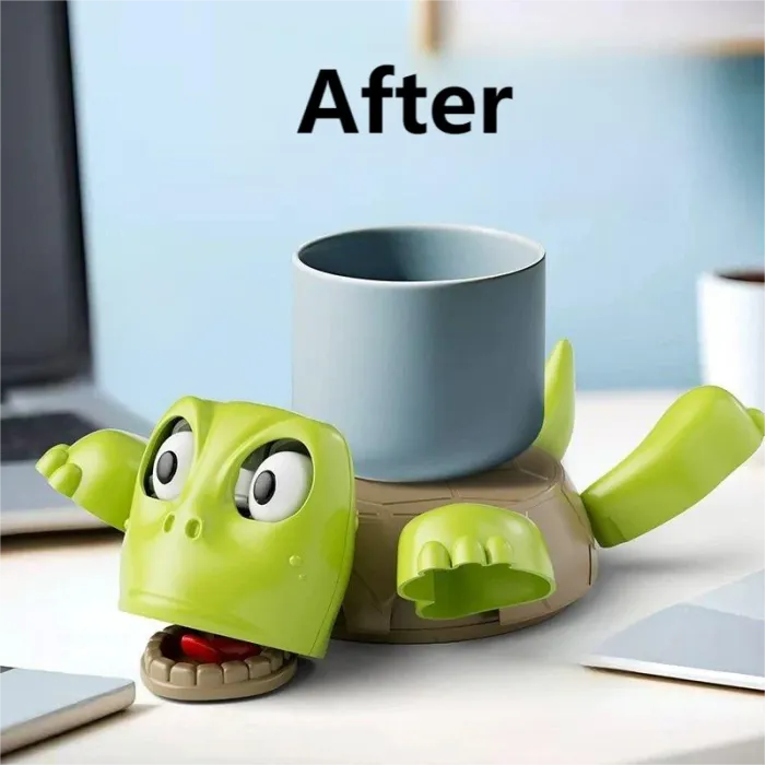 TurtleHaha Coaster-Funny PoppingEyes Stress Relief Toy 3D Printed